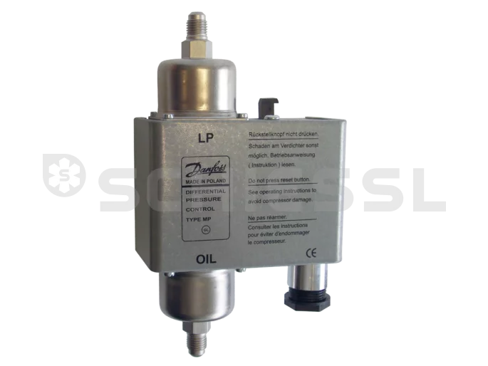 Danfoss oil differential pressure switch MP54 90 seconds 060B016891
